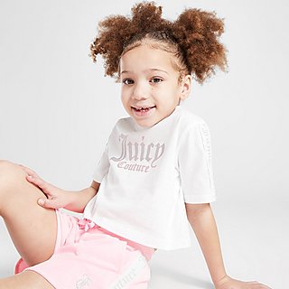 JUICY COUTURE Girls' Tape T-Shirt/Shorts Set Children