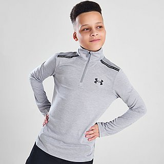 Under Armour Tech Wordmark 1/4 Zip Track Top Junior