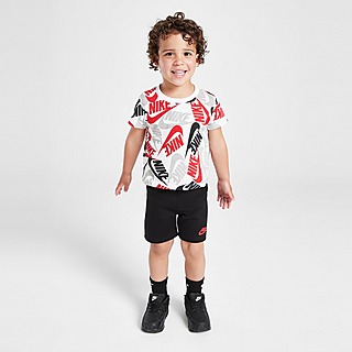 Nike All Over Print T-Shirt/Shorts Set Infant