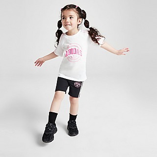 adidas Originals Girls' Varsity T-Shirt/Shorts Set Infant