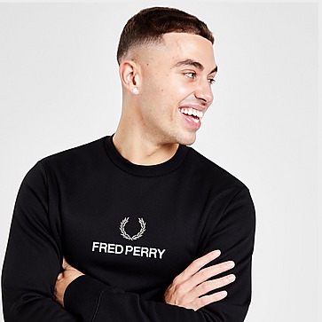 Fred Perry Global Stack Crew Sweatshirt