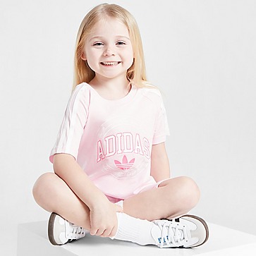 adidas Originals Girls' Varsity T-Shirt/Shorts Set Children
