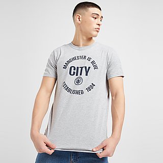 Official Team Manchester City FC Manchester Is Blue T-Shirt