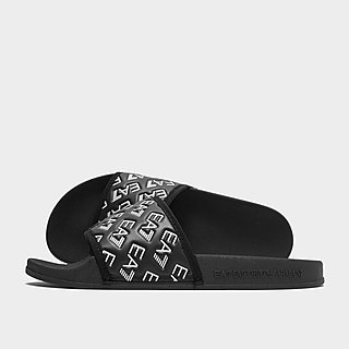 Emporio Armani EA7 All Over Print Slides Women's