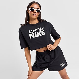 Nike Swoosh Crop T-Shirt Dames