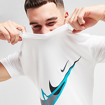 Nike Large Swoosh Short Sleeve T-Shirt Heren