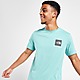 Blauw The North Face Fine Box Logo T-Shirt