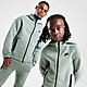 Groen/Zwart/Zwart Nike Tech Fleece Full Zip Hoodie Junior