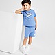 Blauw Nike Fade Logo T-Shirt/Shorts Set Infant