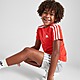 Rood adidas Badge of Sport Logo T-Shirt/Shorts Set Children