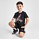 Zwart Jordan Air T-Shirt/Shorts Set Children