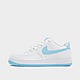 Wit/Wit/Blauw Nike Air Force 1 Low Junior