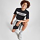 Zwart adidas Linear Logo Colour Block T-Shirt Junior