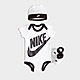 Wit/Zwart Nike 3 Piece Futura Logo Set Baby's