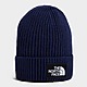 Blauw/Wit The North Face TNF Logo Beanie
