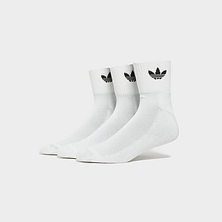 adidas U Sock Ankl Trfl 3pk Wht/blk#