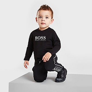BOSS Large Logo Long Sleeve T-Shirt Infant