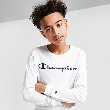 Champion Large Logo Long Sleeve T-Shirt Junior
