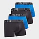 Zwart/Blauw Under Armour 4 Pack Boxershorts Junior