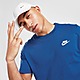 Blauw Nike Club T-shirt Heren
