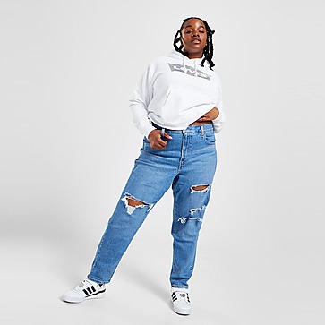 Levis Plus Size Ripped Mom Jeans