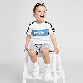 adidas Lineair essentieel T-shirt / short-set voor baby's