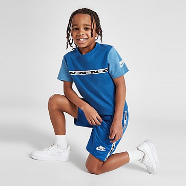 Nike Swoosh Tape T-shirt/Shorts Set Kinderen