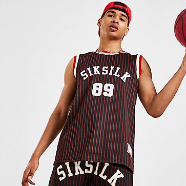 SikSilk Retro Classic Basketball Vest