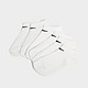 Wit Nike 6-Pack Invisible Socks Junior