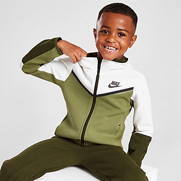Nike Tech Full Zip Hooded Tracksuit Children