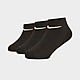 Zwart Nike 3 Pack Invisible Socks Junior