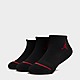 Zwart Jordan 3 Pack Ankle Socks Junior