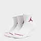 Wit Jordan 3 Pack Ankle Socks Junior
