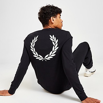 Fred Perry Back Laurel Long Sleeve T-Shirt
