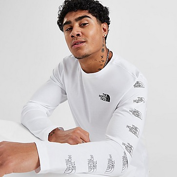 The North Face Repeat Logo Long Sleeve T-Shirt