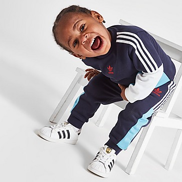 adidas Originals Chevron Colour Block Crew Tracksuit Infant