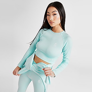 Gym King Formation Long Sleeve Crop Top