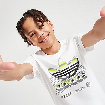 adidas Originals Fade Grid T-Shirt Junior