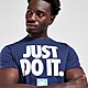 Wit Nike Just Do It Core T-Shirt
