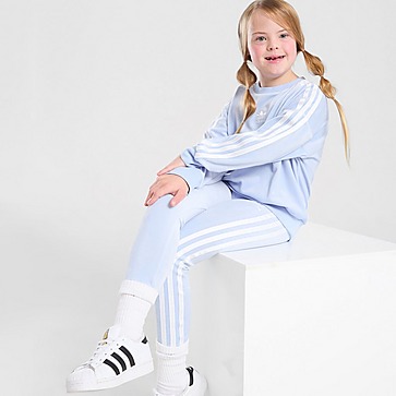 adidas Originals Girls' Velour Crew Tracksuit Children