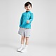 Blauw Under Armour 1/4 Zip Top/Shorts Set Infant