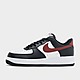 Zwart/Wit/Wit/Rood Nike Air Force 1 Heren