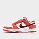 Wit/Rood/Rood Nike Dunk Low Dames