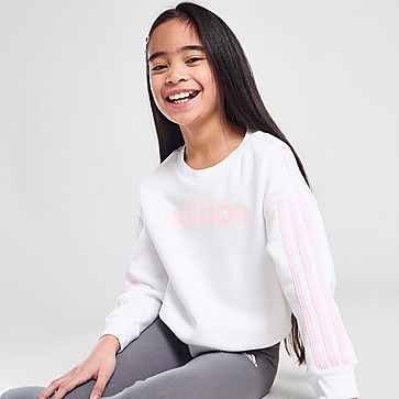adidas Girls' Linear Crew Tracksuit Children