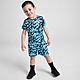 Blauw MONTIREX Geo T-Shirt/Shorts Set Children