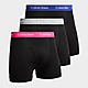 Zwart Calvin Klein Underwear 3-Pack Trunks