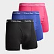Roze Calvin Klein Underwear 3-Pack Trunks