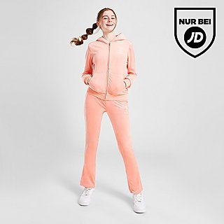 JUICY COUTURE Girls' Flare Trainingsanzug mit durchgehendem Reißverschluss Kinder