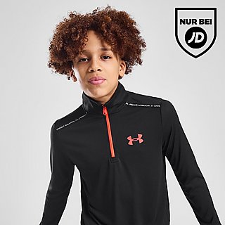 Under Armour Tech Wordmark Trainingsoberteil mit Viertelreißverschluss Kinder