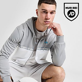 adidas Originals Tape Hoodie mit durchgehendem Reißverschluss